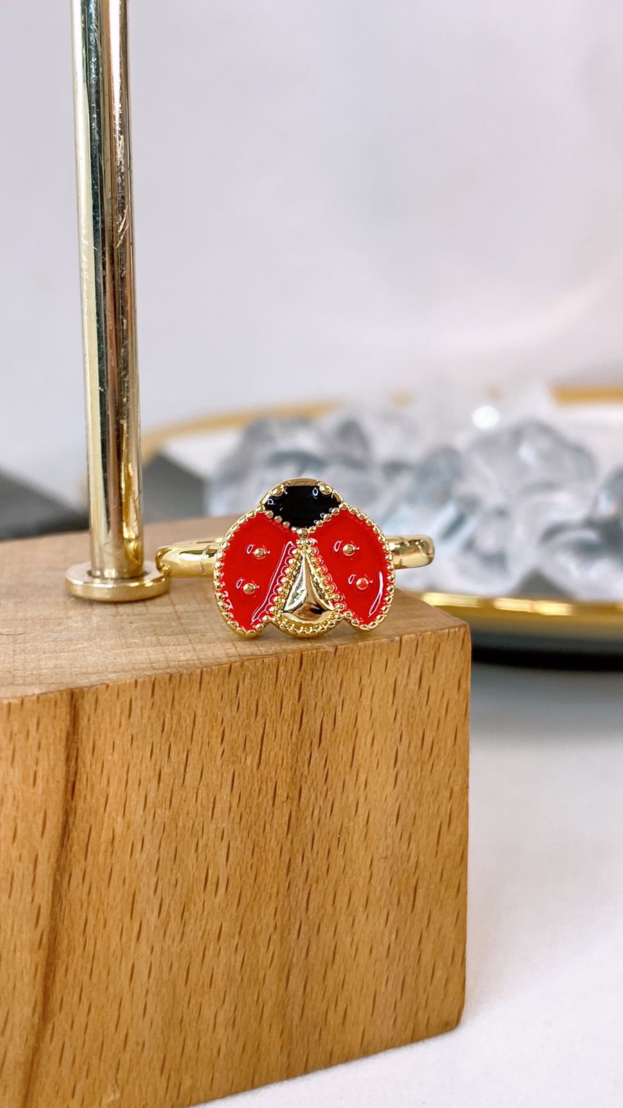 Anillo de Oro Laminado Ajustable ACO1657-1