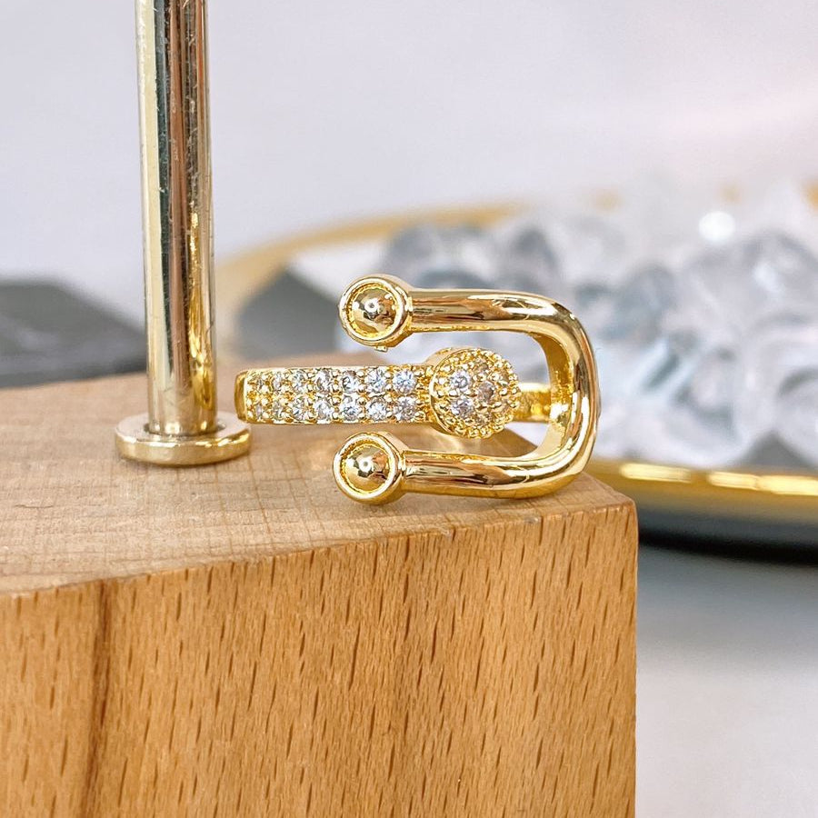 Anillo de Oro Laminado Ajustable AOL101-1
