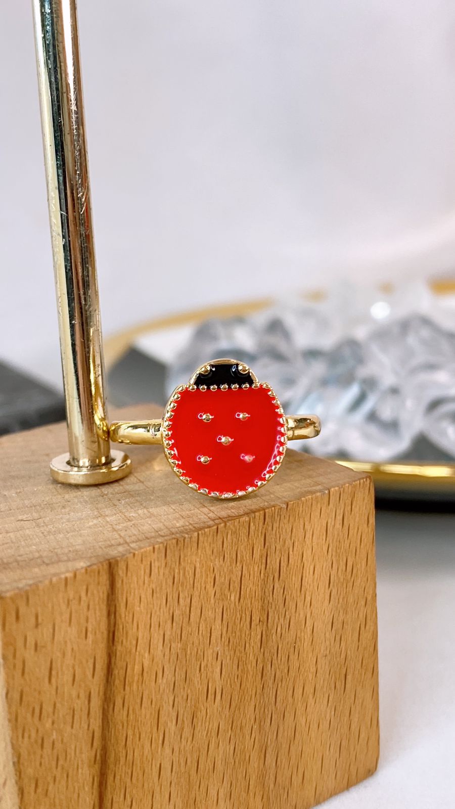 Anillo de Oro Laminado Ajustable ACO1656-1