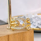 Anillo de Oro Laminado Ajustable AOL100-1