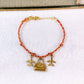 Pulsera Tejida con Dijes de Acero Inoxidable PAI1521-1