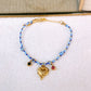 Pulsera Tejida con Dijes de Acero Inoxidable PAI1523-1