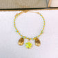 Pulsera Tejida con Dijes de Acero Inoxidable PAI1520-1