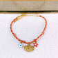 Pulsera Tejida con Dijes de Acero Inoxidable PAI1509-1
