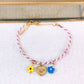 Pulsera Tejida con Dijes de Acero Inoxidable PAI1524-1