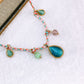 Collar Tejido con Dijes de Acero Inoxidable CAI3212-1