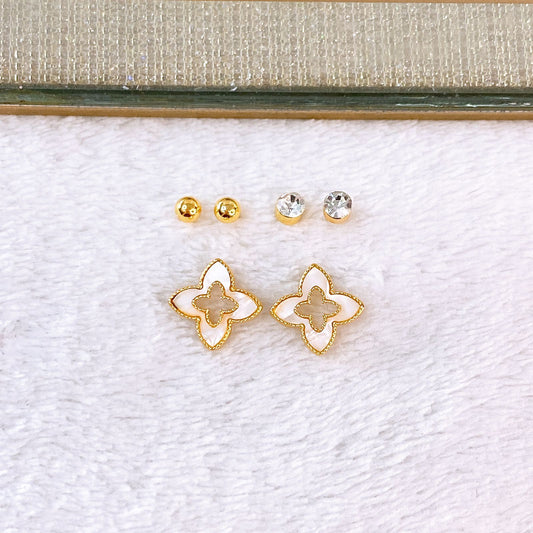 Set de Aretes de Acero Inoxidable AAI2708-5