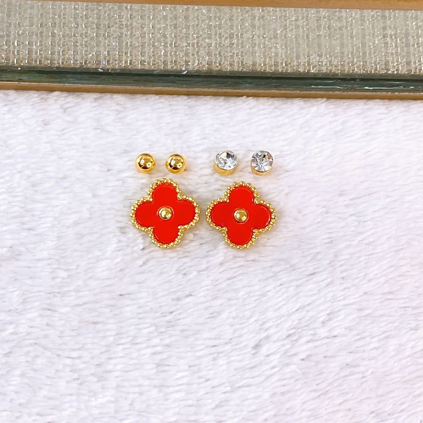 Set de Aretes de Acero Inoxidable AAI2709-5