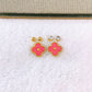Set de Aretes de Acero Inoxidable AAI2709-2