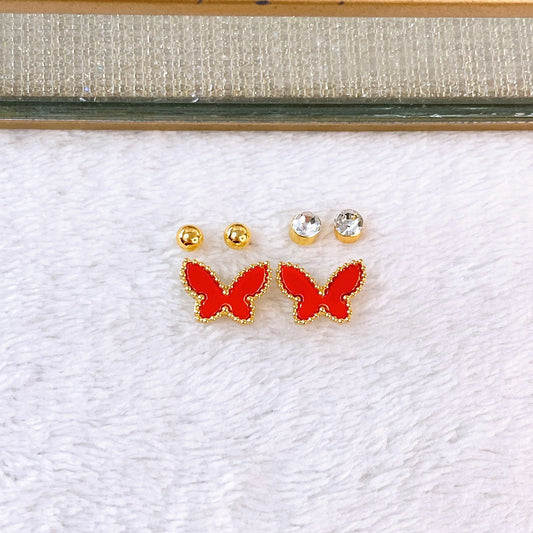 Set de Aretes de Acero Inoxidable AAI2706-5