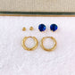 Set de Aretes de Acero Inoxidable AAI2711-4
