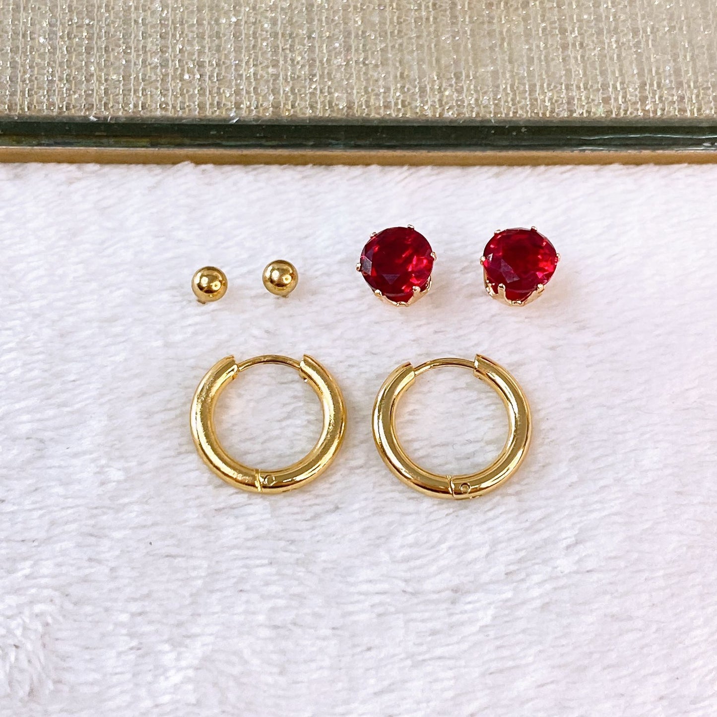 Set de Aretes de Acero Inoxidable AAI2711-6