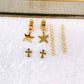 Set de Aretes de Acero Inoxidable AAI2710-4