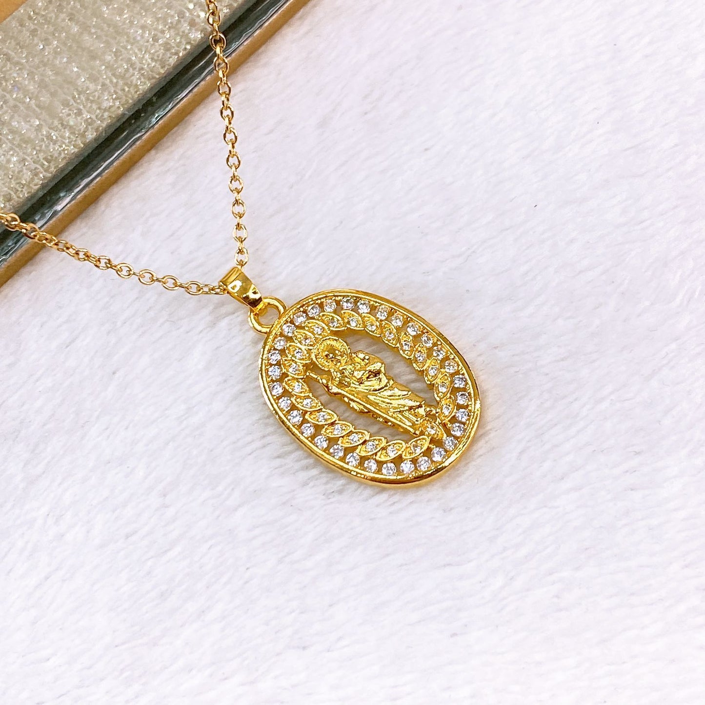Collar y Dije de Oro Laminado CC2451-1
