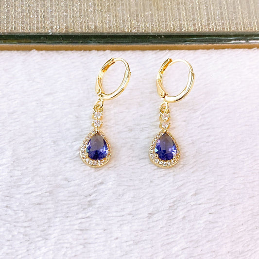 Arete de Chapa de oro COA2697-7