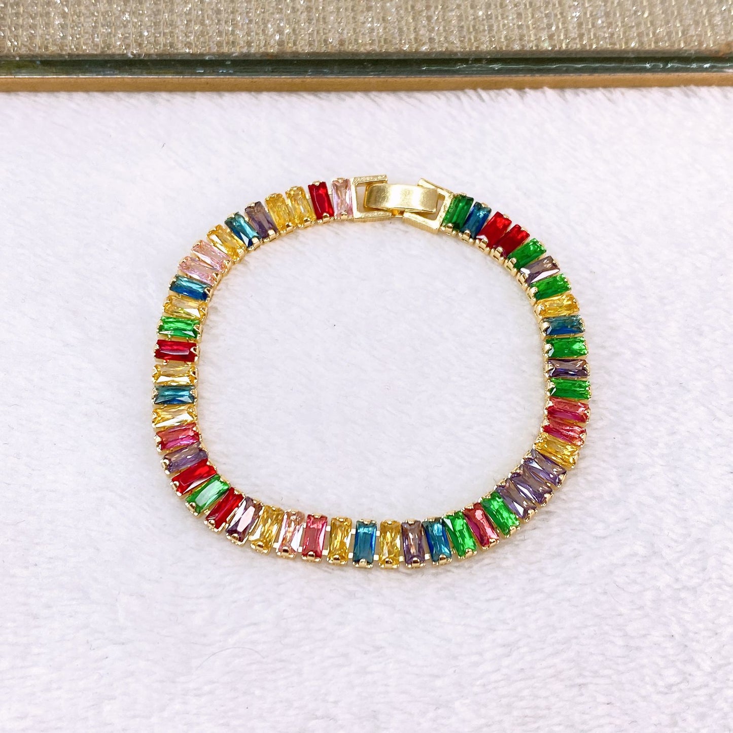 Pulsera de Chapa de Oro COP1758-1