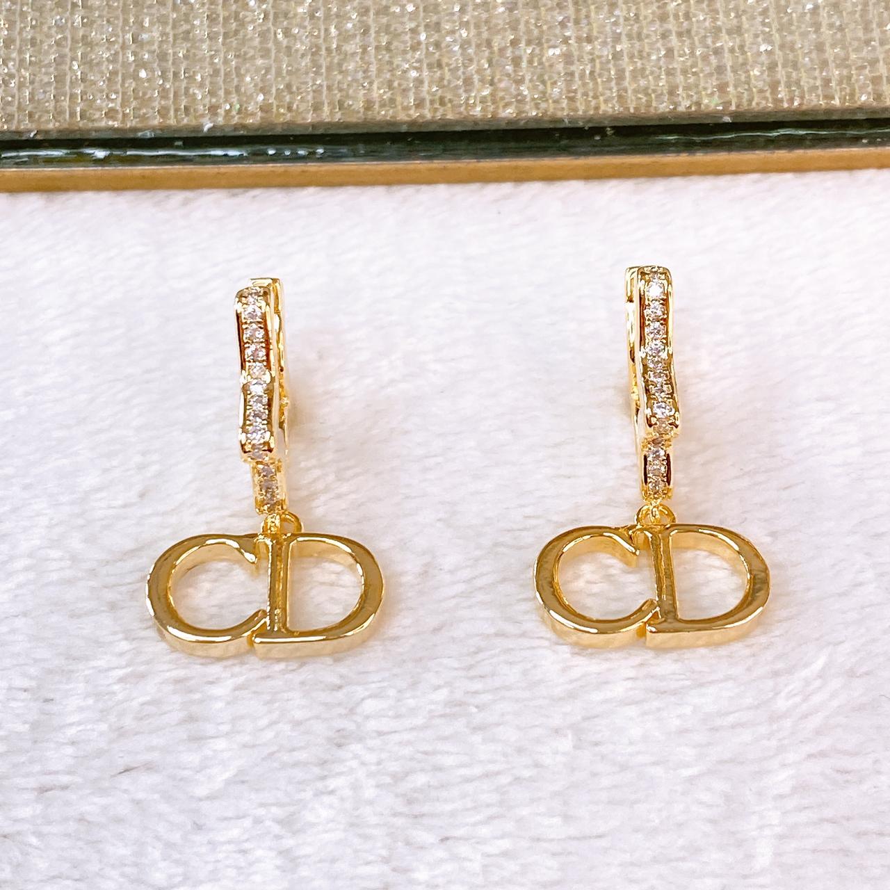 Arete de Chapa de Oro COA2713-1