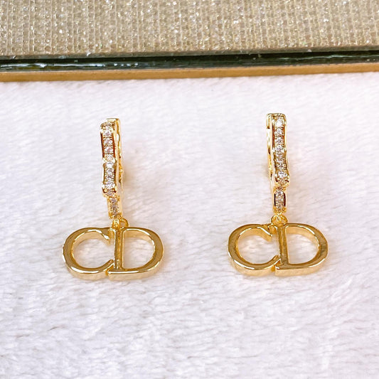 Arete de Chapa de Oro COA2713-1