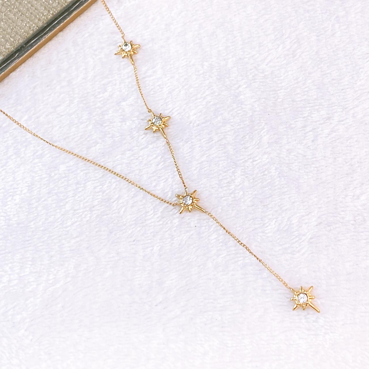 Collar Doble de Acero Inoxidable CAI3224-1