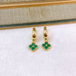 Arete de Chapa de Oro COA2720-1