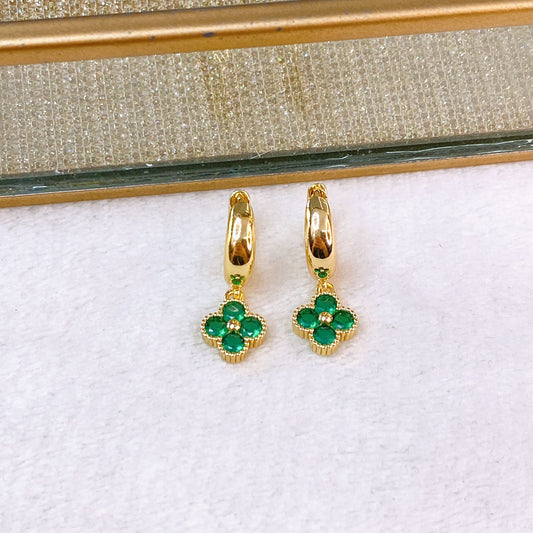 Arete de Chapa de Oro COA2720-1