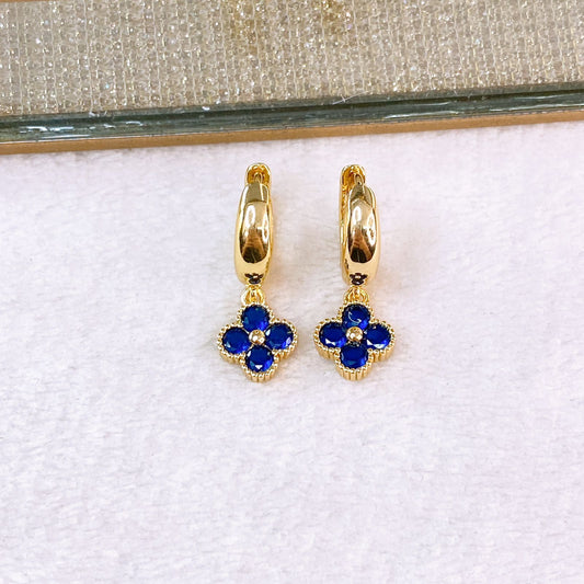 Arete de Chapa de Oro COA2722-1