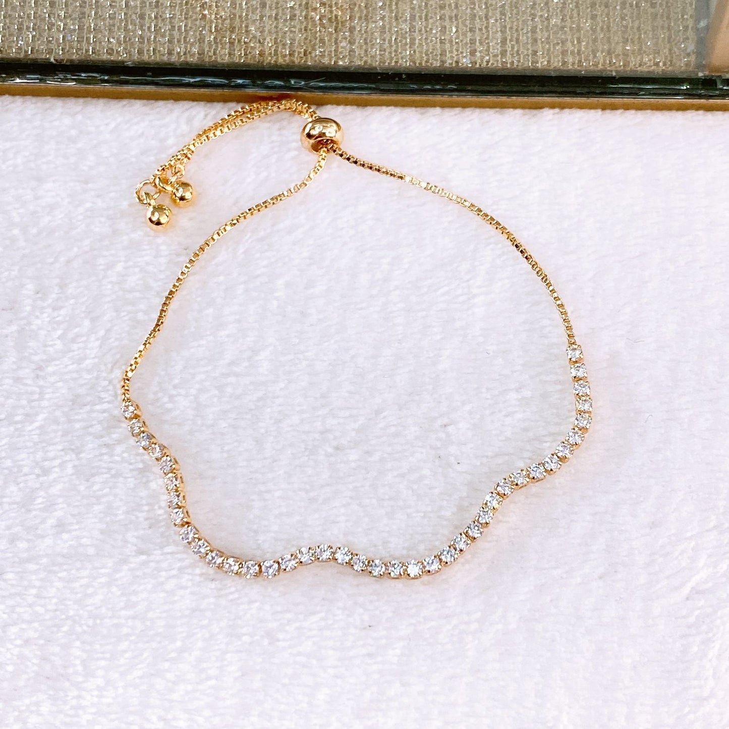 Pulsera de Chapa de Oro COP1789-1