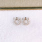 Arete de Chapa de Oro COA2738-2