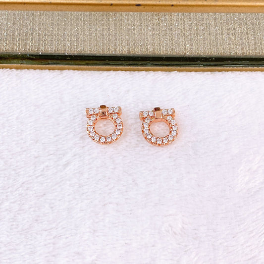 Arete de Chapa de Oro COA2738-3