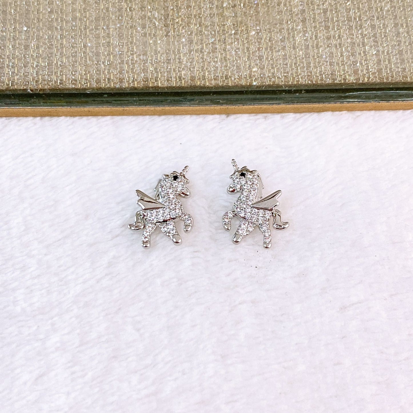 Arete de Chapa de Oro COA2737-2