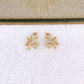 Arete de Chapa de Oro COA2737-1