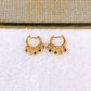 Arete de Chapa de Oro COA2739-2