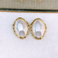 Arete de Chapa de Oro COA2758-1