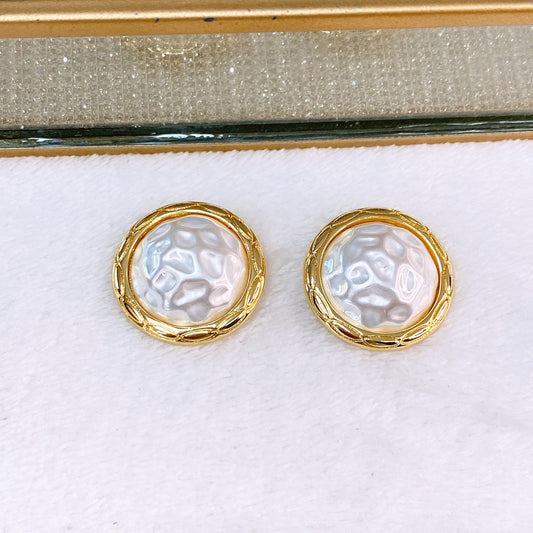 Arete de Chapa de Oro COA2761-1