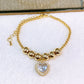 Pulsera de Chapa de Oro COP1817-1