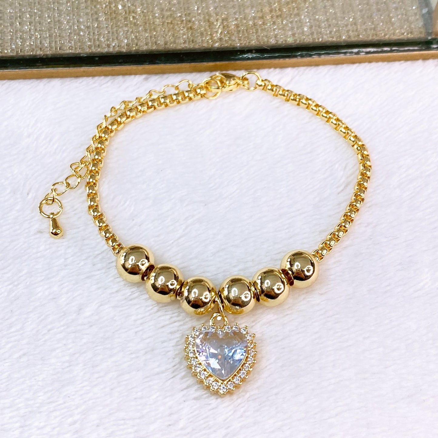 Pulsera de Chapa de Oro COP1817-1