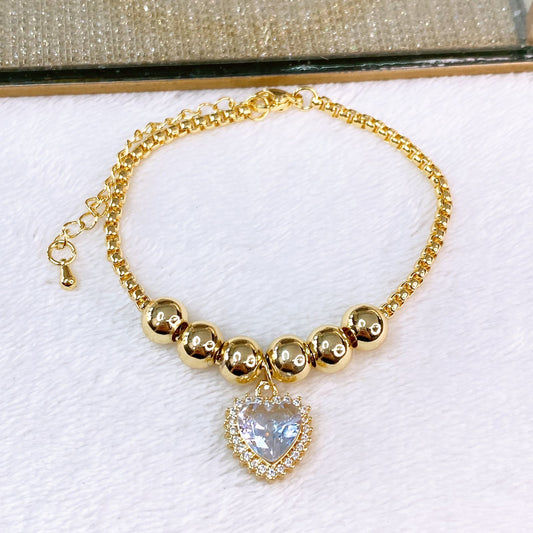 Pulsera de Chapa de Oro COP1817-1
