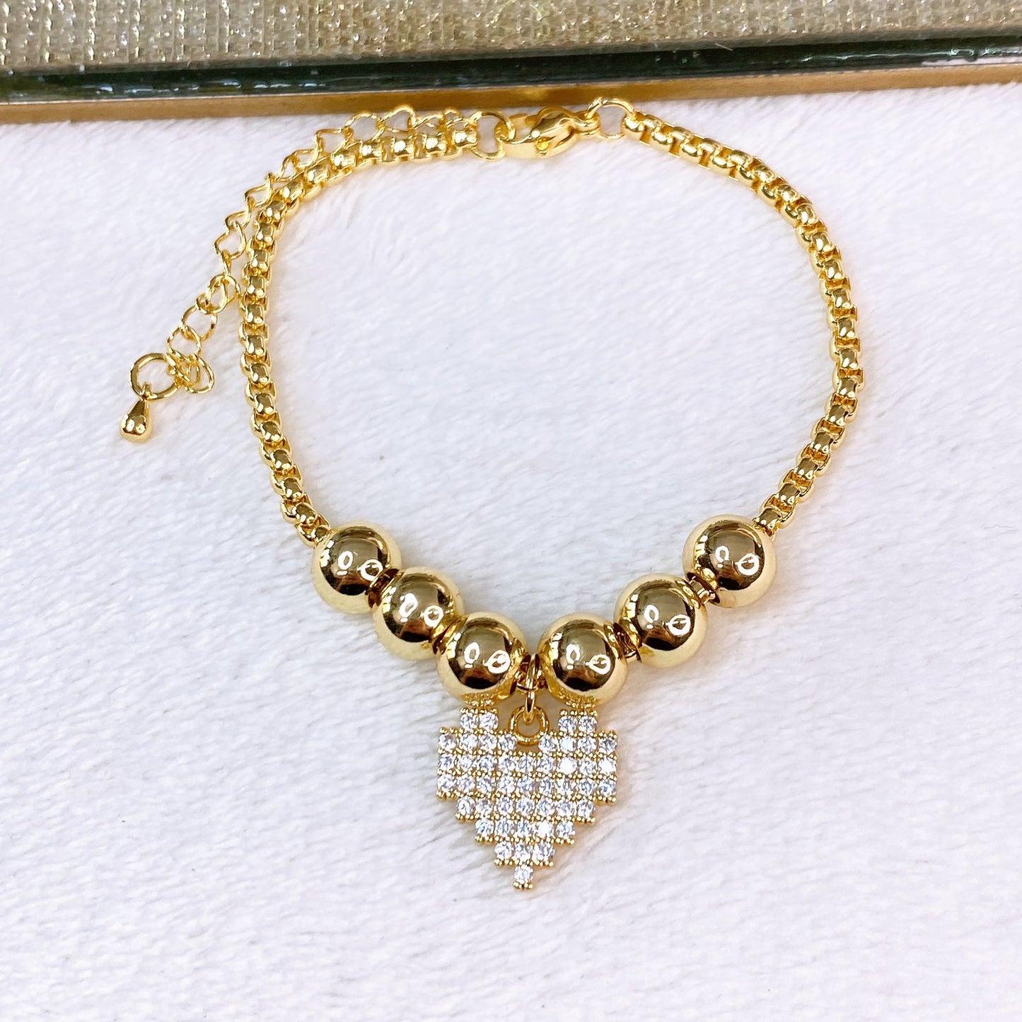 Pulsera de Chapa de Oro COP1816-1