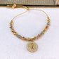 Pulsera de Chapa de Oro COP1803-1
