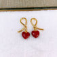 Arete de Chapa de Oro COA2762-2