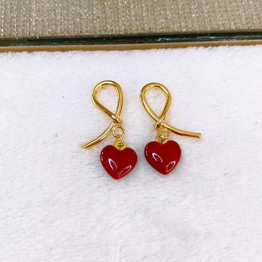 Arete de Chapa de Oro COA2762-2