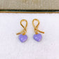 Arete de Chapa de Oro COA2762-4