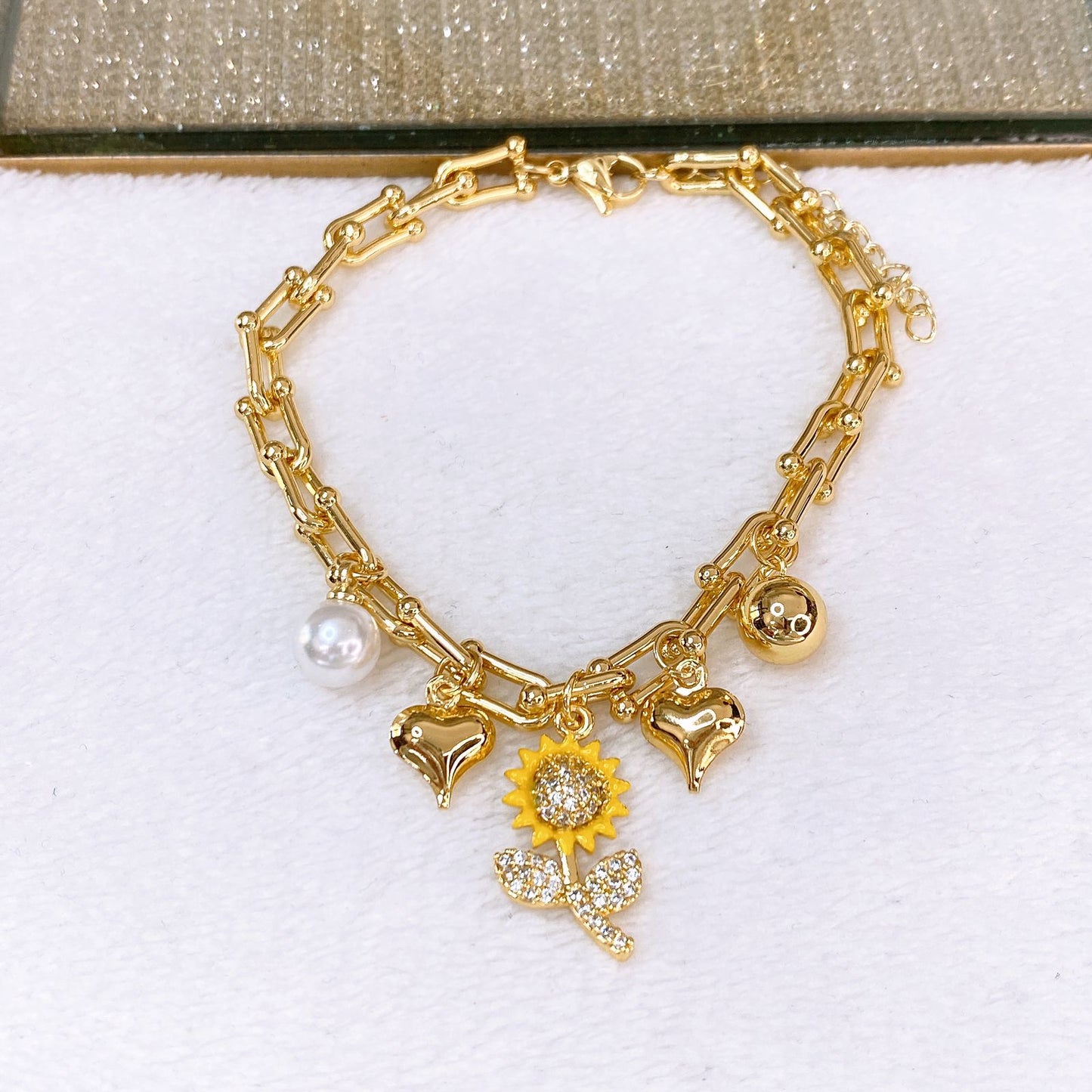 Pulsera de Chapa de Oro COP1837-1