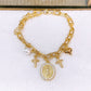 Pulsera de Chapa de Oro COP1832-1