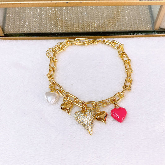 Pulsera de Chapa de Oro COP1835-1