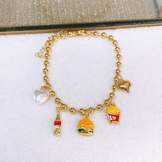 Pulsera de Chapa de Oro COP1827-1
