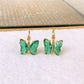 Arete de Chapa de Oro COA2770-9