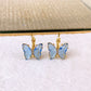Arete de Chapa de Oro COA2770-7