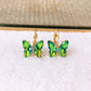 Arete de Chapa de Oro COA2770-10