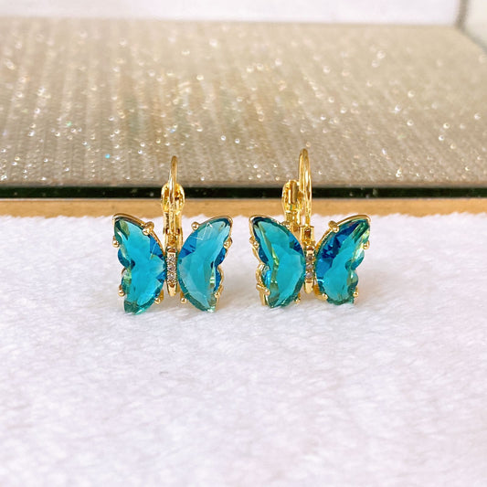 Arete de Chapa de Oro COA2770-6